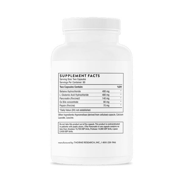 thorne advanced digestive enzymes
