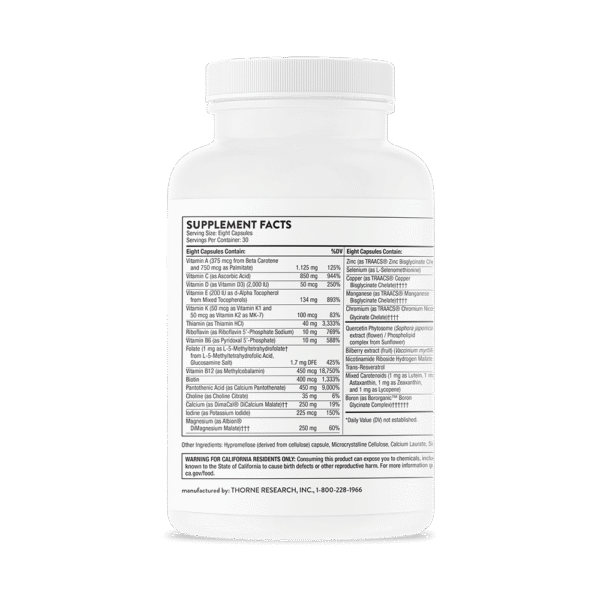 thorne advanced nutrients