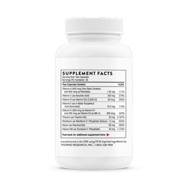 thorne basic nutrients 2/day