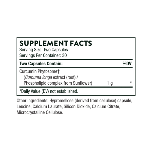thorne curcumin phytosome