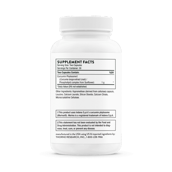 thorne curcumin phytosome