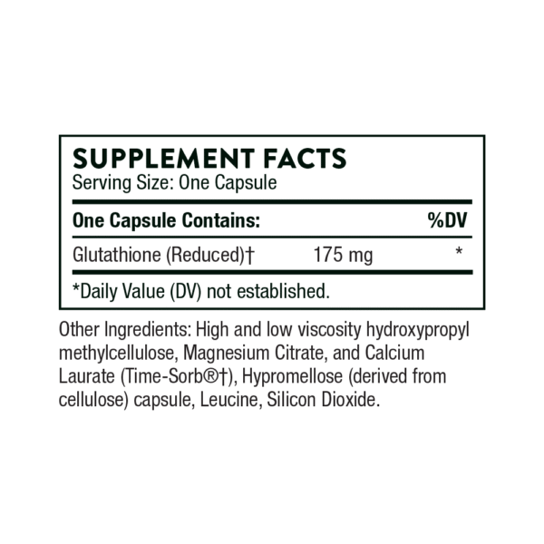 thorne glutathione sr
