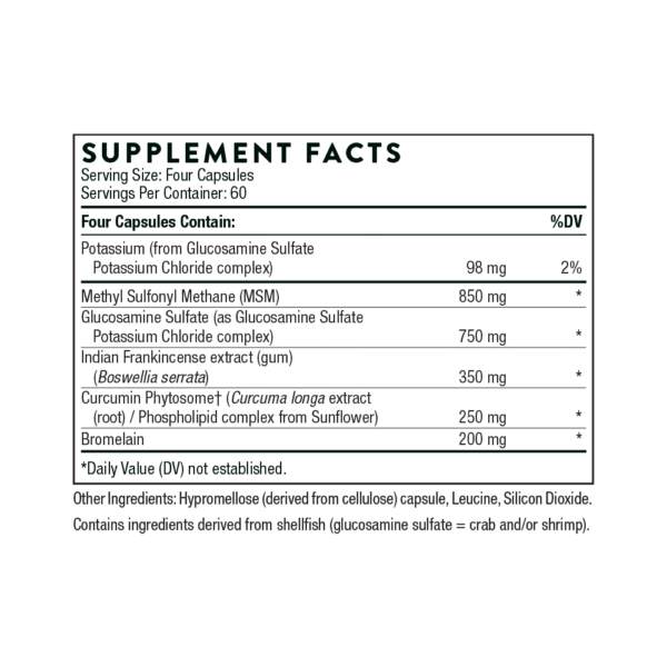 thorne joint support nutrients
