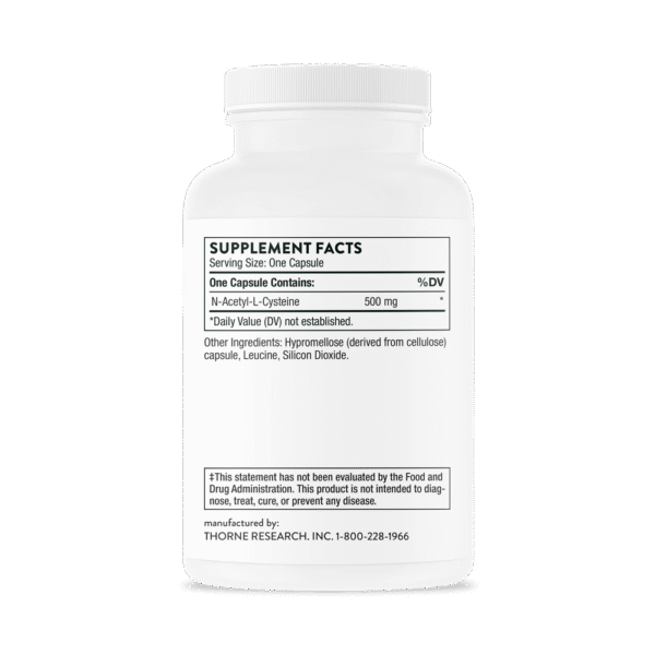 thorne nac n acetylcysteine