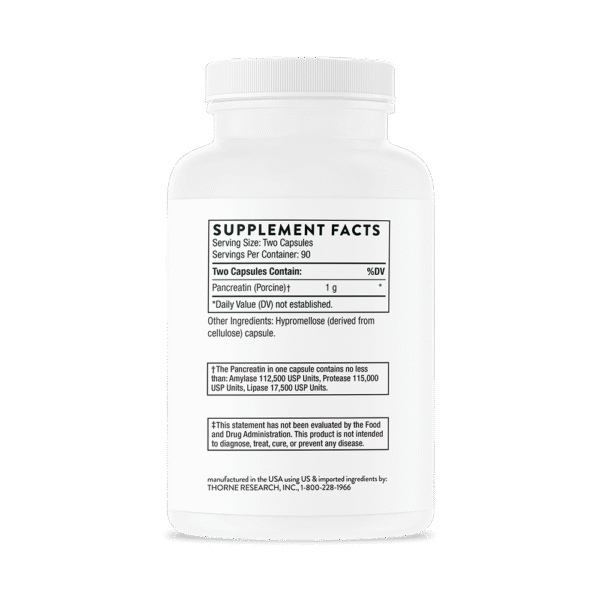 thorne pancreatic enzymes