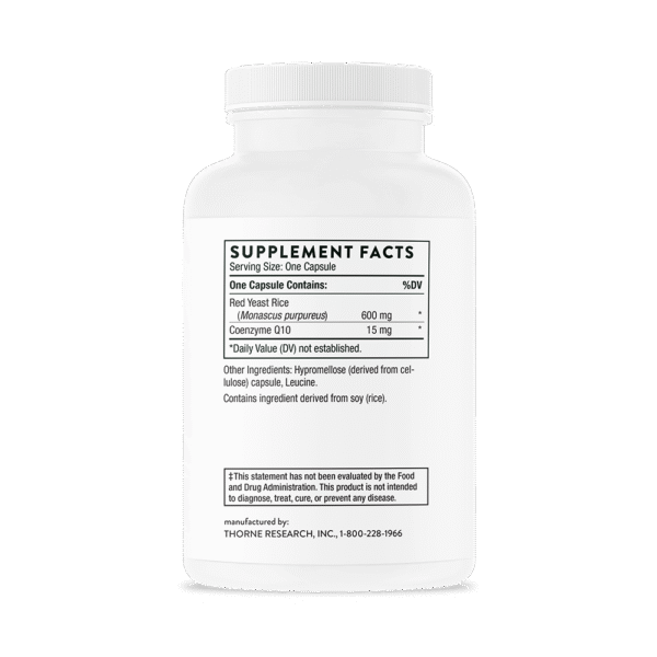thorne red yeast rice + coq10