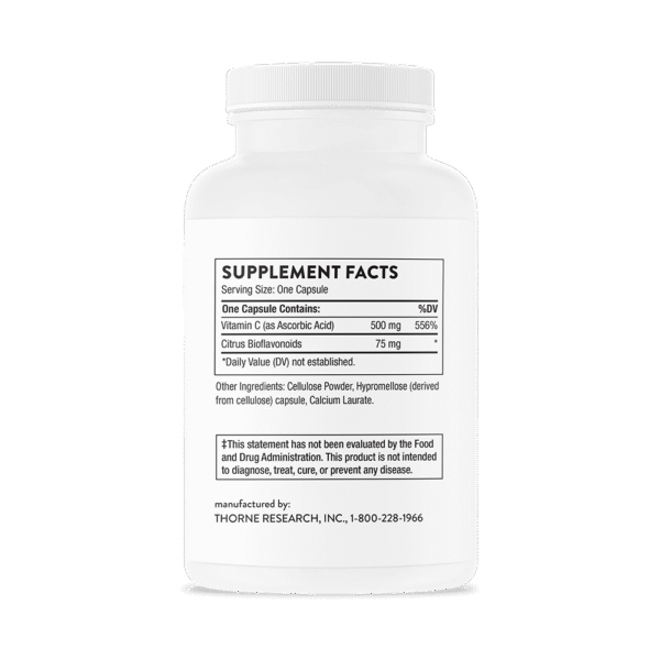thorne vitamin c with flavonoids