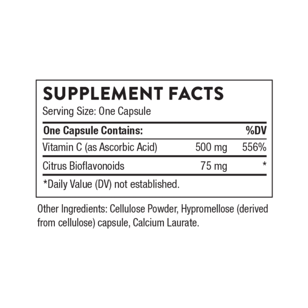 thorne vitamin c with flavonoids