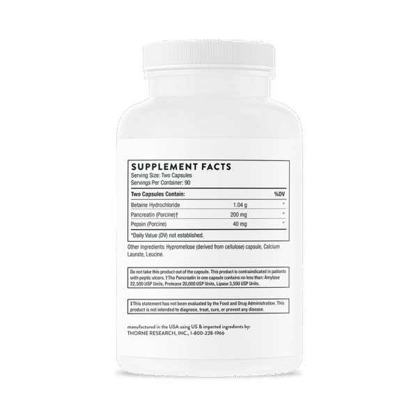 thorne digestive enzymes