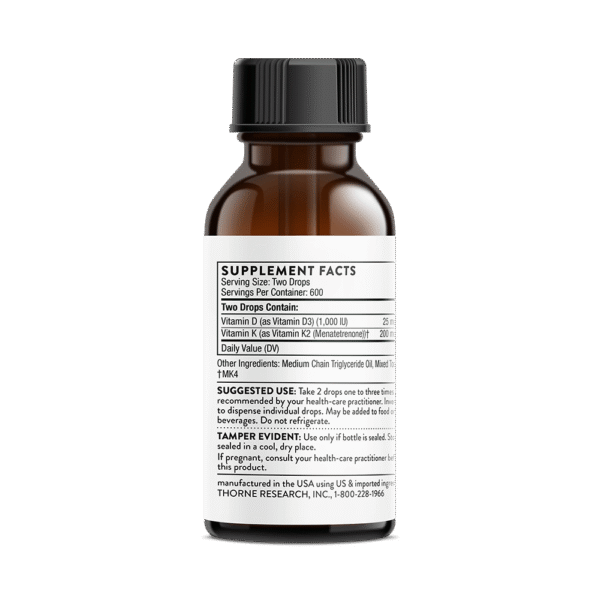 thorne vitamin d + k2 liquid