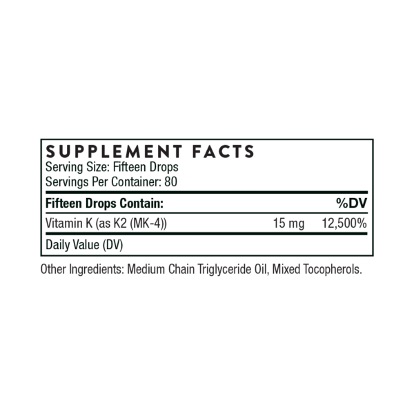 thorne vitamin k2